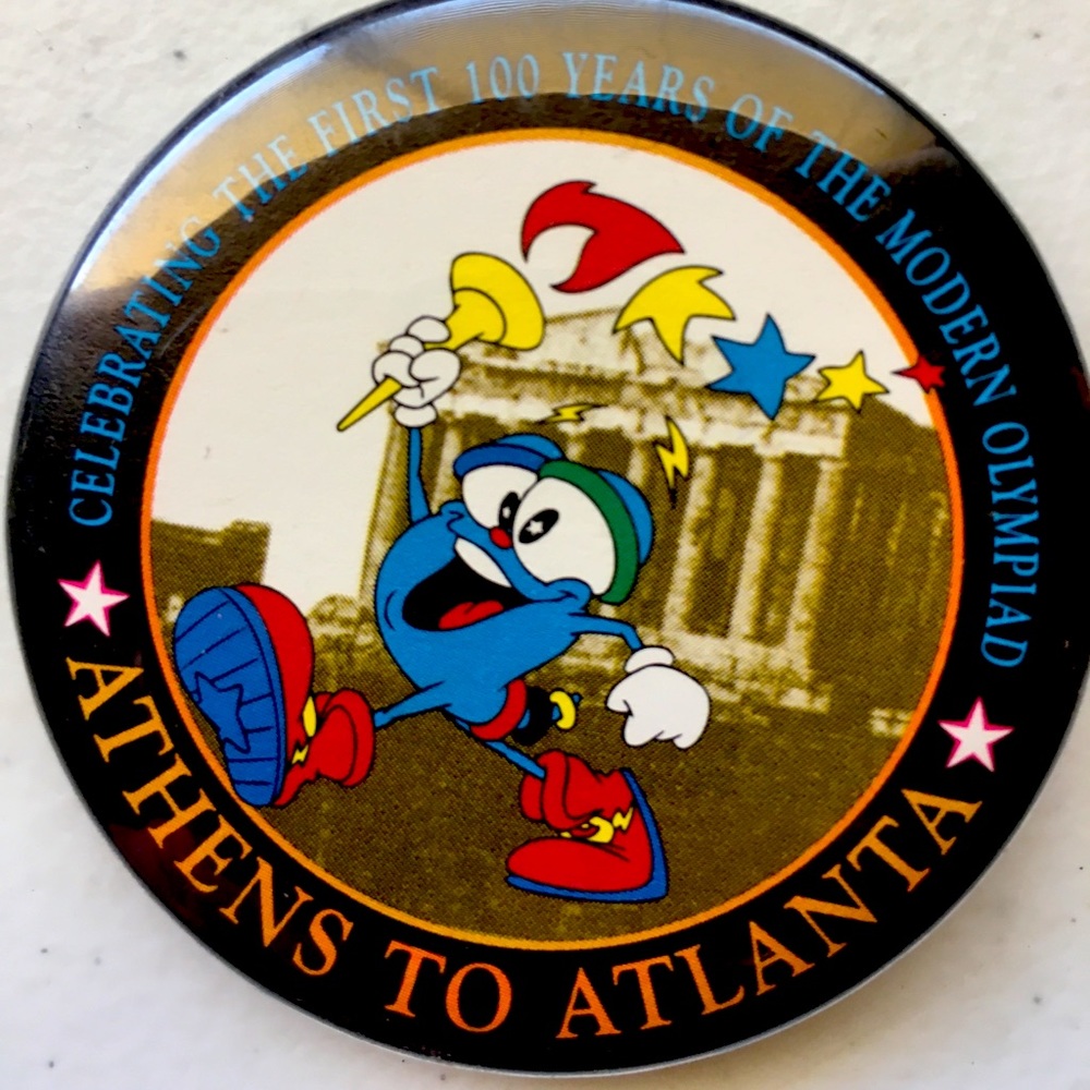 Two items from 1996 Olympics in Atlanta
